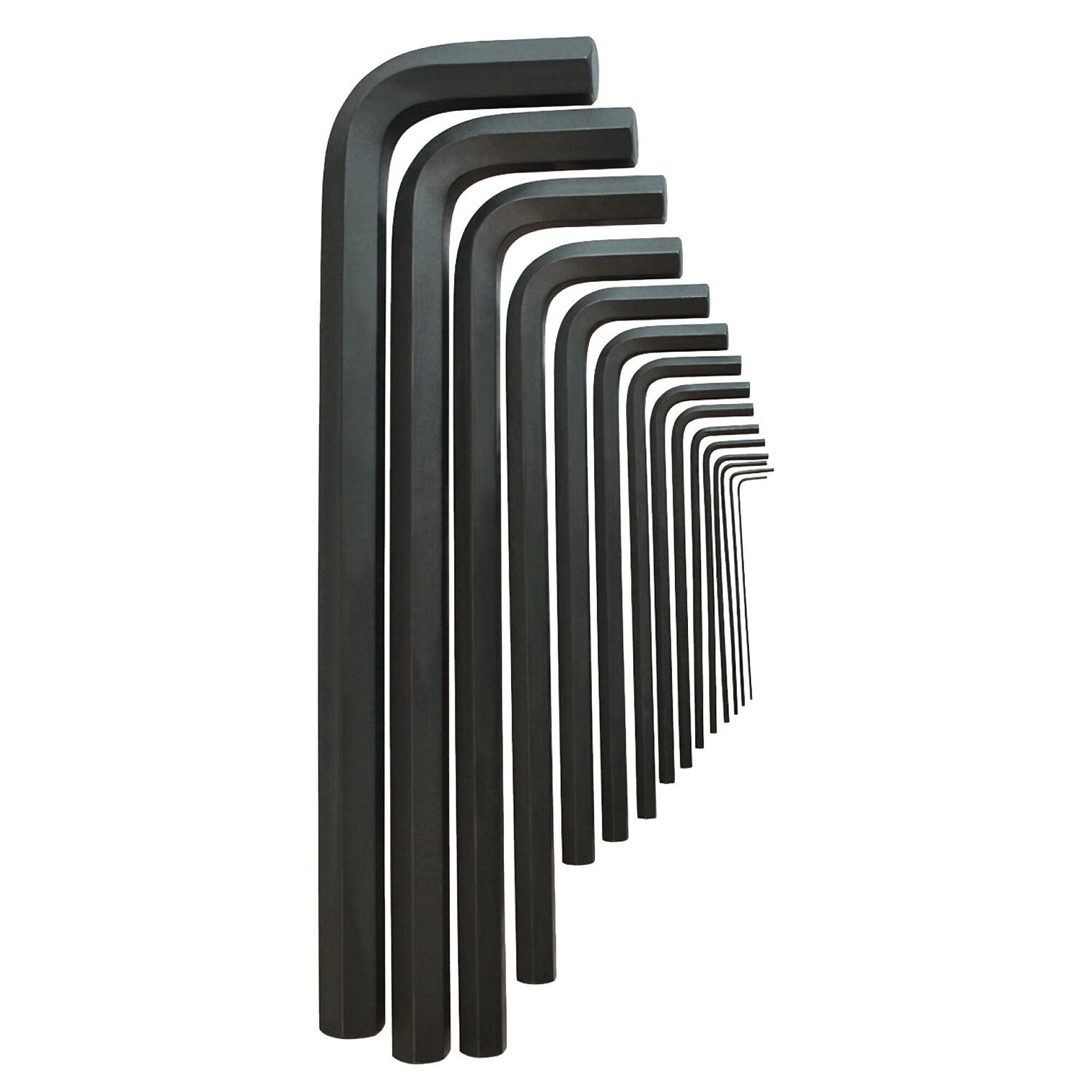 Bondhus Long Hex L-wrench Set of 15, .89-19mm, Model 12349